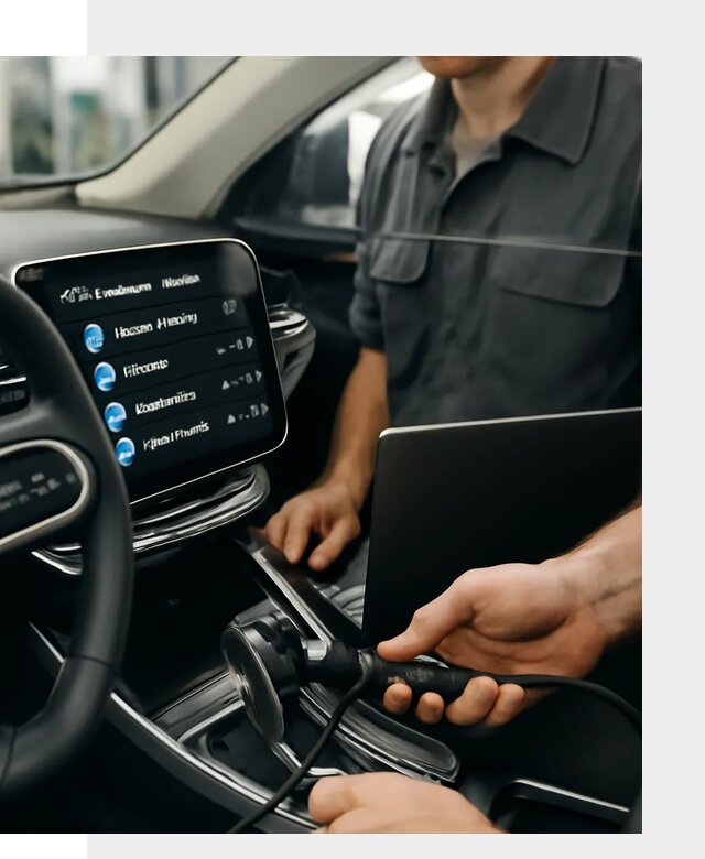 Установка приложений Geely для мультимедиа автомобиля в Керчи