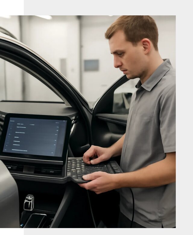 Русификация мультимедиа автомобилей Lynk Co в Керчи