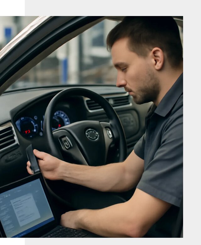 Русификация приборной панели Nissan для авто в Керчи